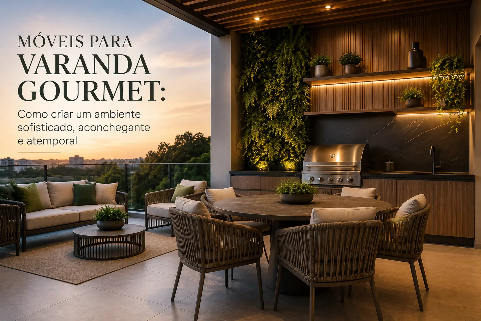 Móveis para Varanda Gourmet: Ideias Sofisticadas para Transformar Seu Espaço